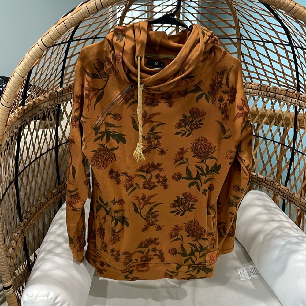 Ampersand Ave double hood pullover
